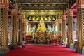 Face au Bouddha (Wat Phan On - Chiang Mai - ThaÃÂ¯lande) Royalty Free Stock Photo